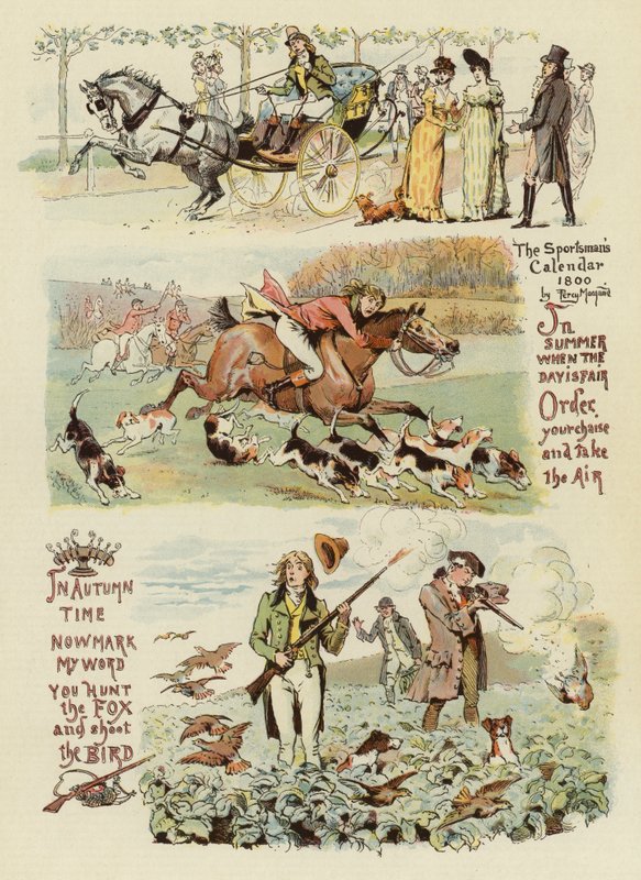 Idrottsmannens kalender, 1800 av Percy Macquoid