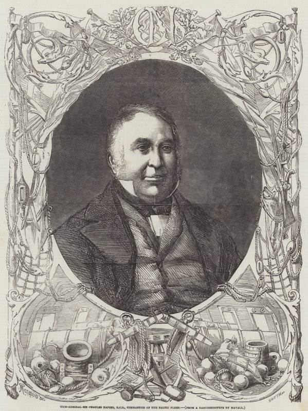 Viceamiral Sir Charles Napier, KCB, befälhavare för Östersjöflottan av Percy Macquoid