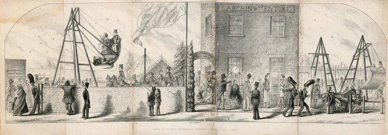 24 april, söndag eftermiddag, Primrose Tavern, Chalk Farm av Percy Cruikshank