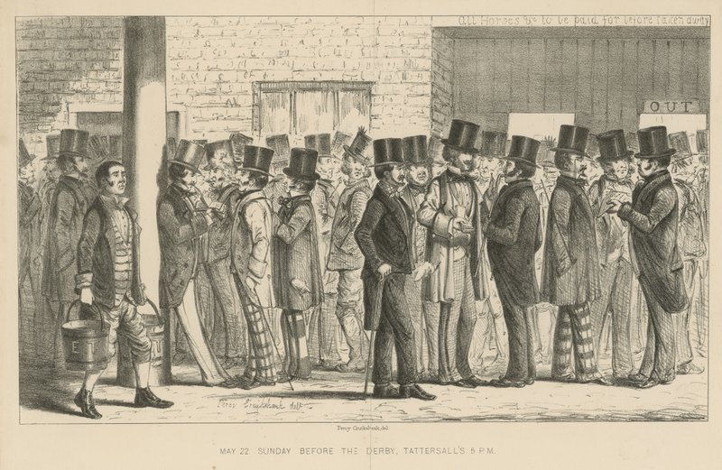 Söndag innan derbyt av Percy Cruikshank