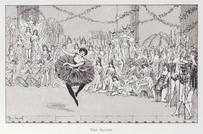 Dans: The Ballet (litho) av Percy Macquoid