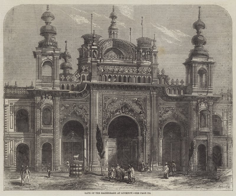 Porten till Kaiserbagh vid Lucknow av Percy Macquoid