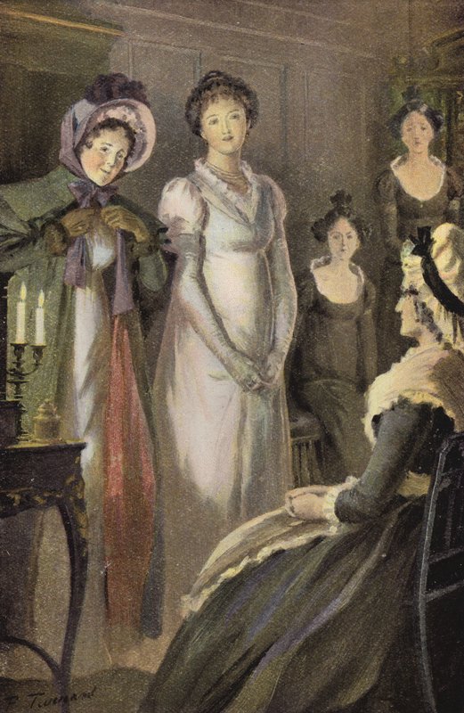 Illustration för Silas Marner av George Eliot (färg litho) av Percy Tarrant