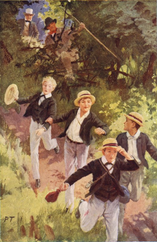 Förföljarna vinner fruktansvärt på dem (färg litho) av Percy Tarrant