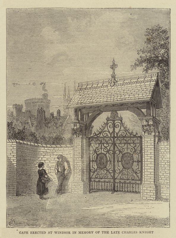 Port uppförd i Windsor till minne av den sene Charles Knight av Percy William Justyne