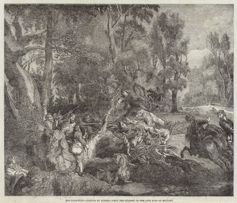 Vildsvinsjakten av Peter Paul Rubens