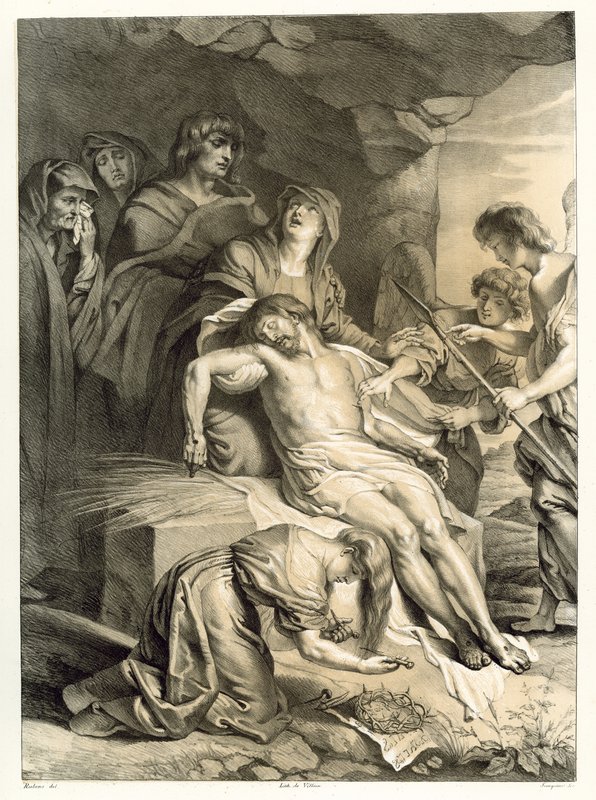 Kristi gravläggning av Peter Paul Rubens