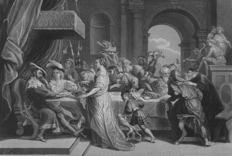 Johannes Döparens död av Peter Paul after Rubens