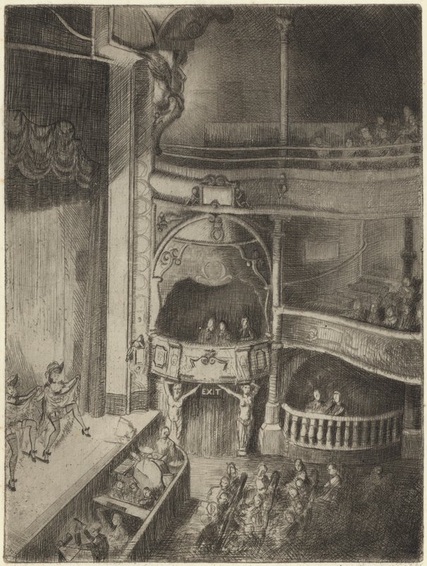Dansande flickor på en teater av Peter Jackson