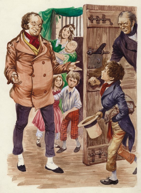 David Copperfield möter Mr Micawber av Peter Jackson