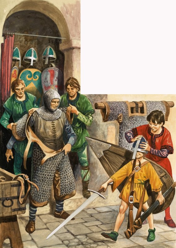 Att växa upp i Norman England: Ut för att tjäna kungen av Peter Jackson