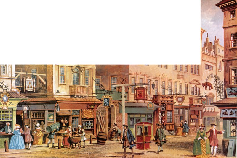 London på 1700-talet av Peter Jackson