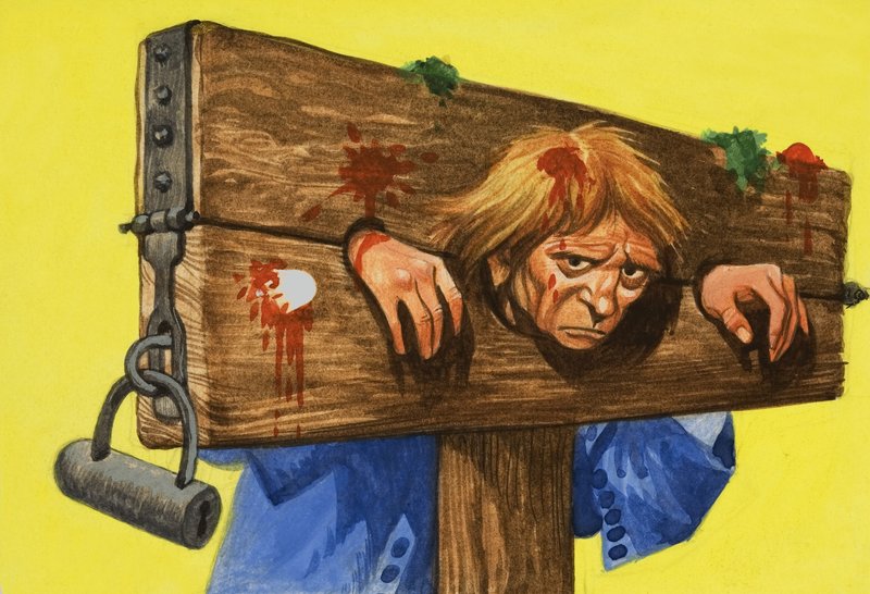 Inget inträde: Hänglåst i stolpen av Peter Jackson