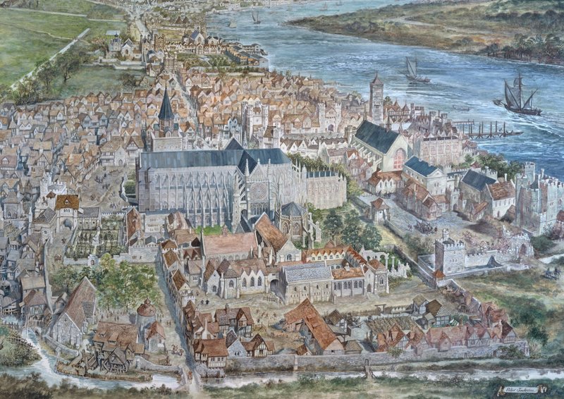 Gamla London rekonstruerat: Staden Westminster av Peter Jackson