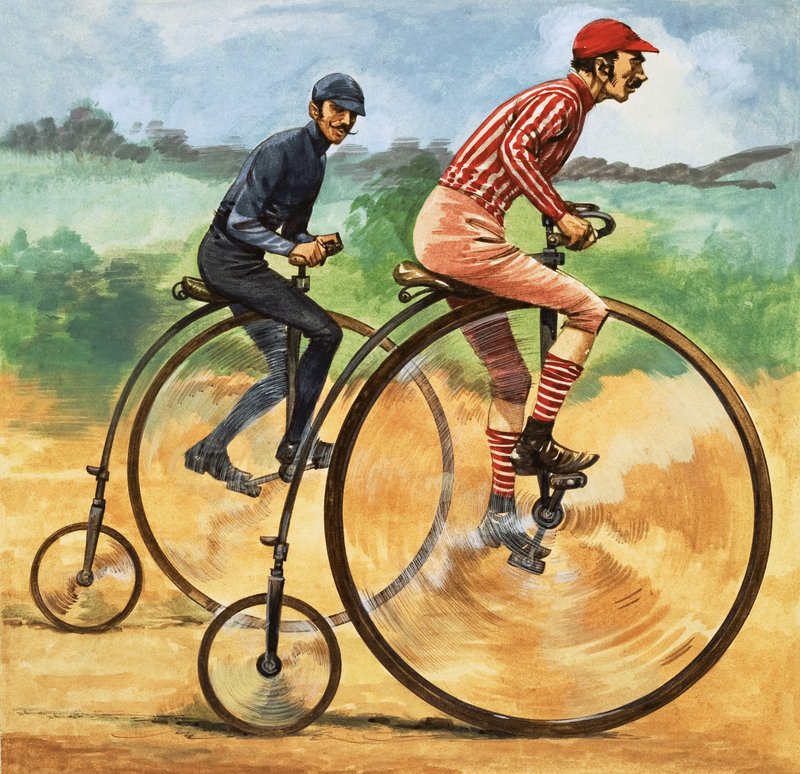 Once Upon a Time... Cyklar genom tiderna. Penny Farthing av Peter Jackson