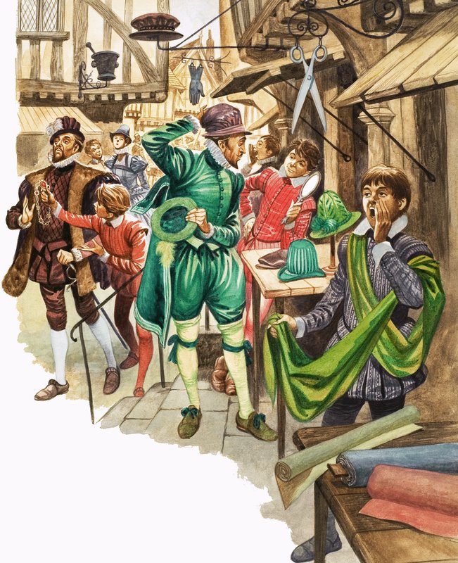 Once Upon a Time... marknads- och gatuhandlare i Tudoråldern av Peter Jackson