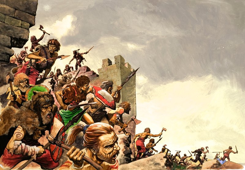 Pict-krigare invaderar Storbritannien av Peter Jackson