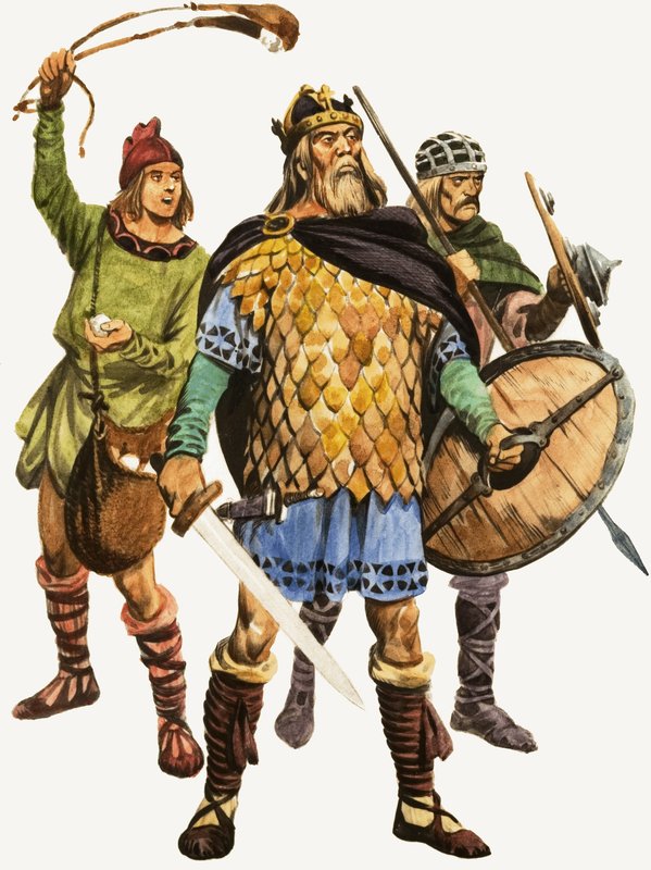Saxisk krigare av Peter Jackson