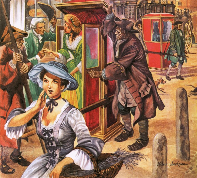 Sedan stol i 1700-tallets Englandswed av Peter Jackson