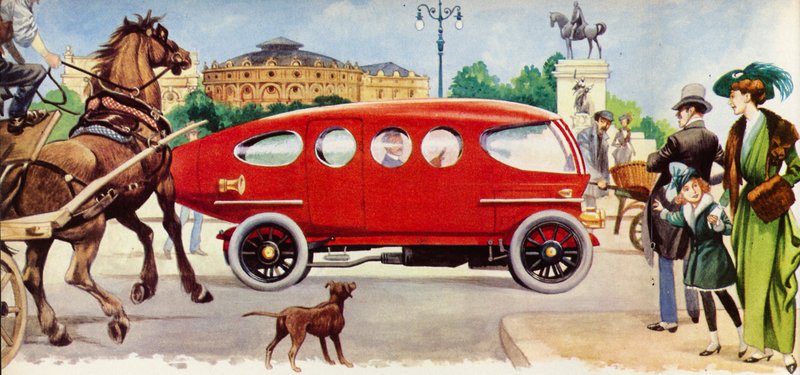 Ricotti Torpedo Car från 1913 var år före sin tid av Peter Jackson