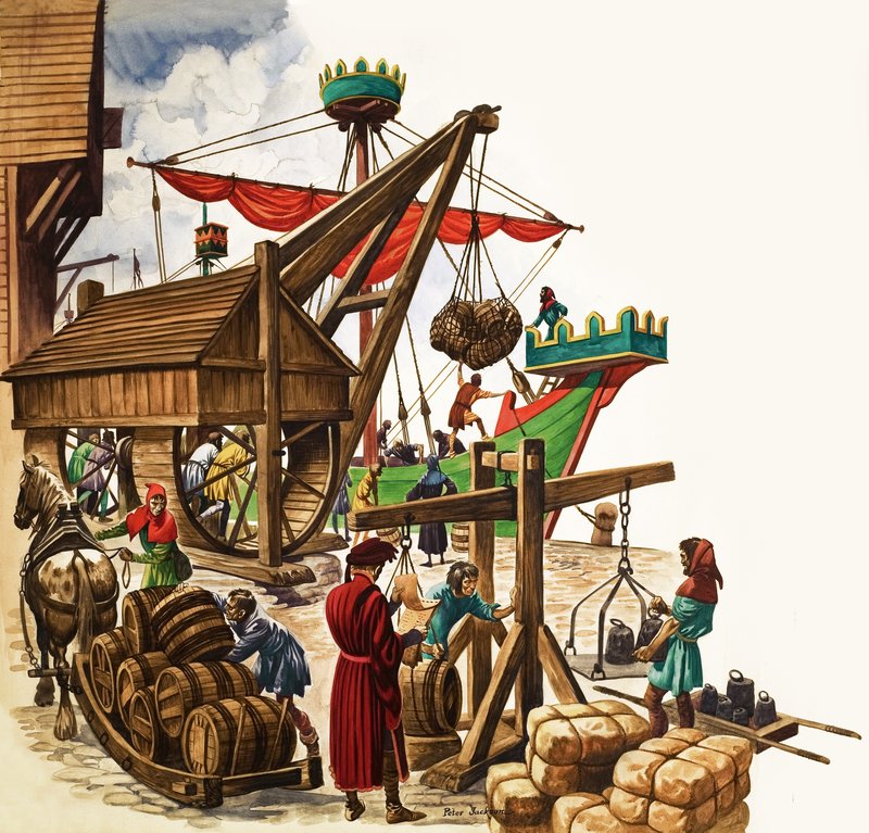 The Wonderful Story of Britain: Tidiga fartyg och sjöhamnar av Peter Jackson