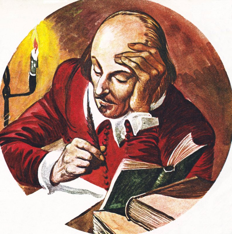 William Shakespeare, skrivande av Peter Jackson