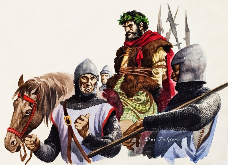 William Wallace paradas i fångenskap av Peter Jackson