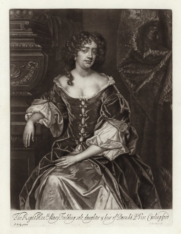 Porträtt av Mary Feilding av Peter Lely