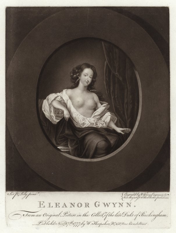 Porträtt av Nell Gwyn av Peter Lely