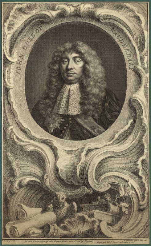 Porträtt av Sir John Maitland, hertig av Lauderdale av Peter Lely