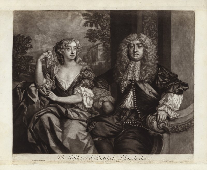 Porträtt av hertigen och hertiginnan av Lauderdale av Peter Lely