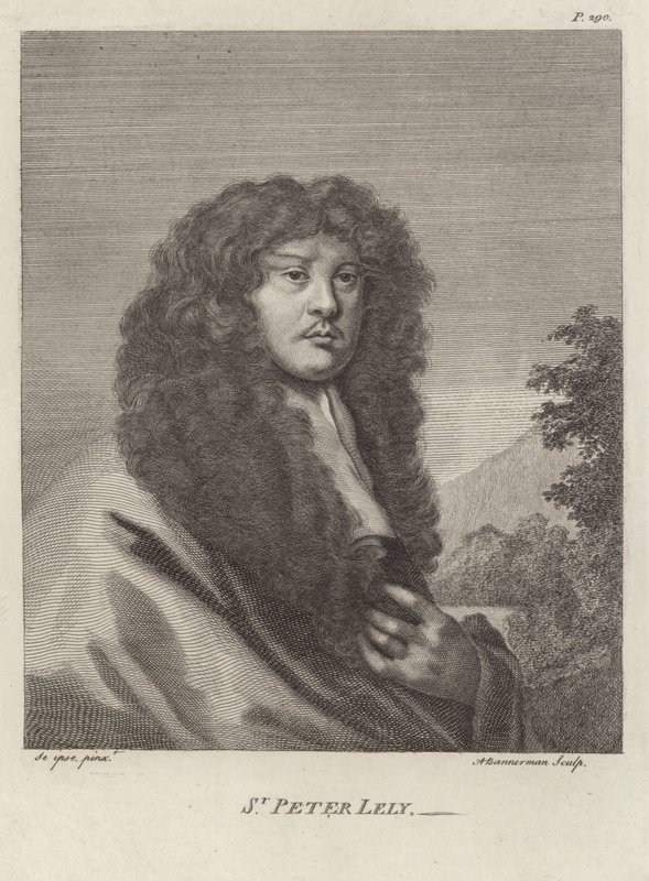 Sir Peter Lely, holländsk porträttmålare född Pieter van der Faes av Peter Lely