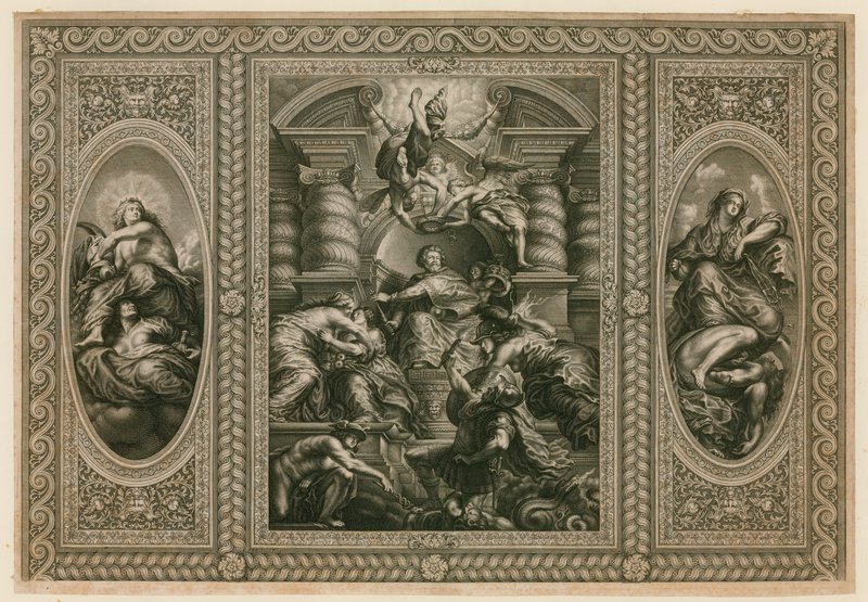 Taket i Banketthuset i Whitehall av Peter Paul Rubens