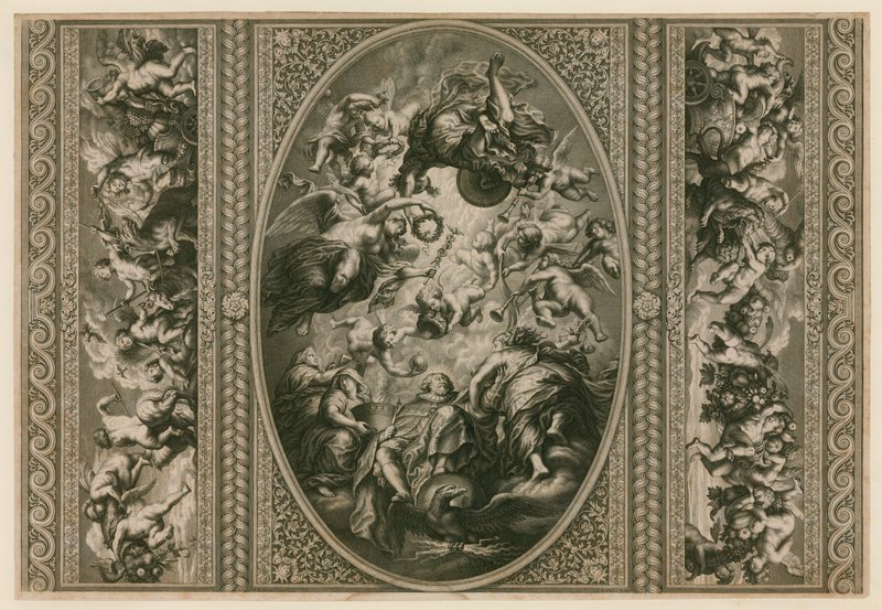 Tak i banketthuset i Whitehall av Peter Paul Rubens