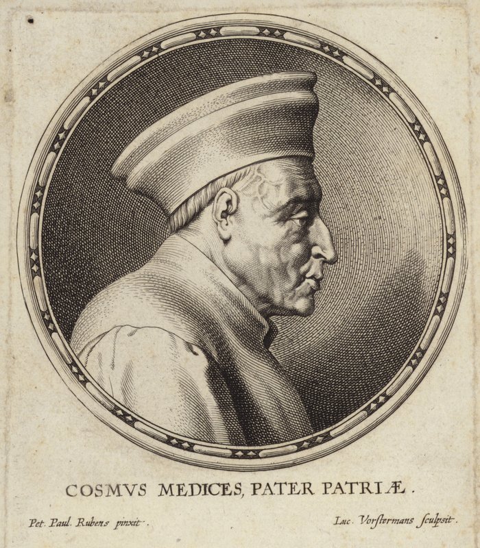 Porträtt av Cosimo de 