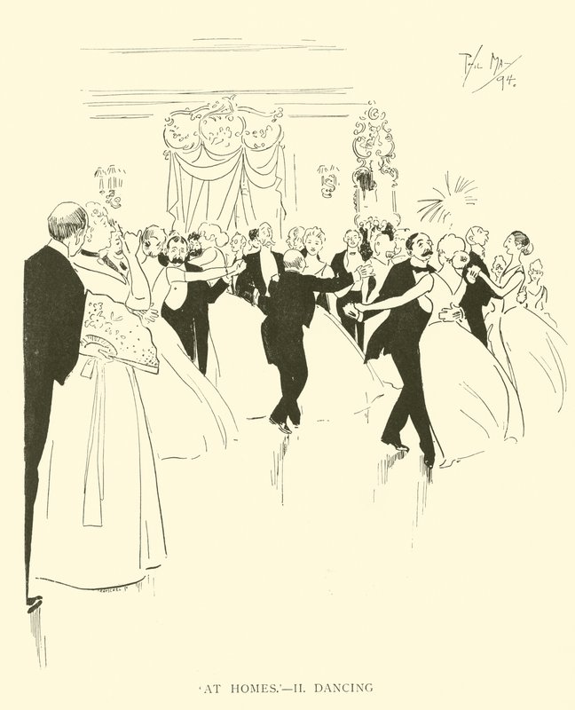 Tecknad film av Phil May, från 1890-talet (litho) av Phil May