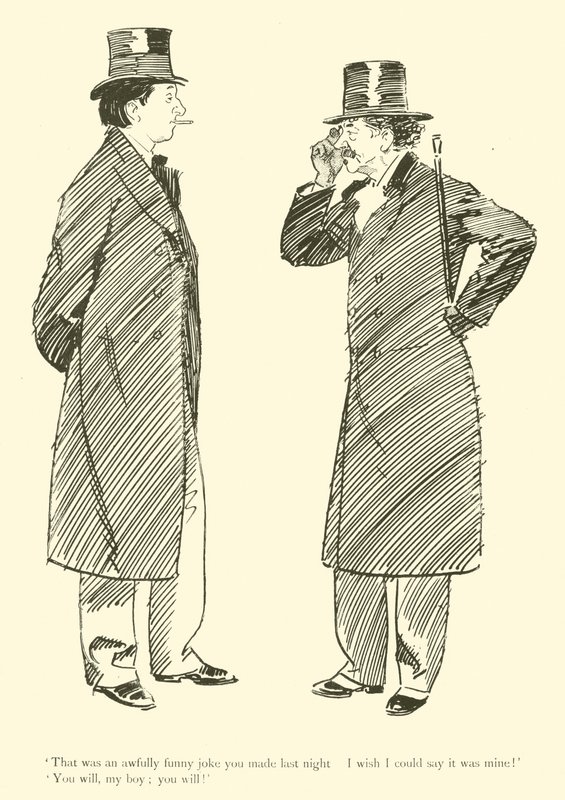 Tecknad film av Phil May, från 1890-talet (litho) av Phil May