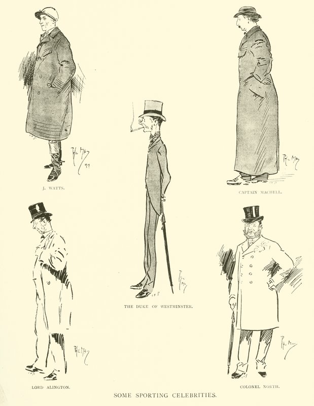 Tecknad film av Phil May, från 1890-talet (litho) av Phil May