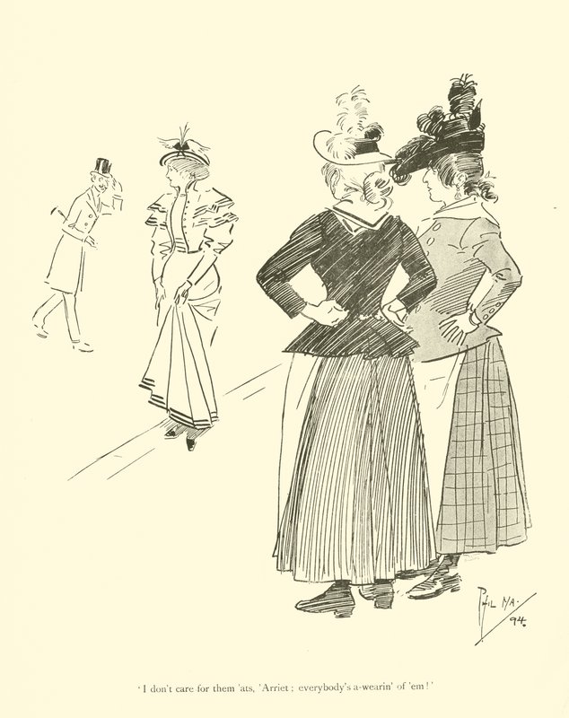 Tecknad film av Phil May, från 1890-talet (litho) av Phil May