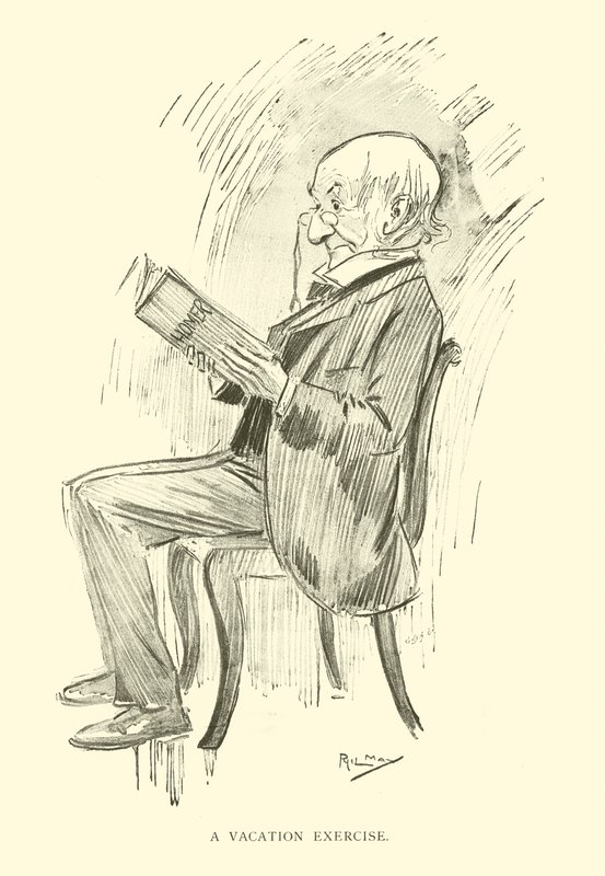 Tecknad film av Phil May, från 1890-talet (litho) av Phil May