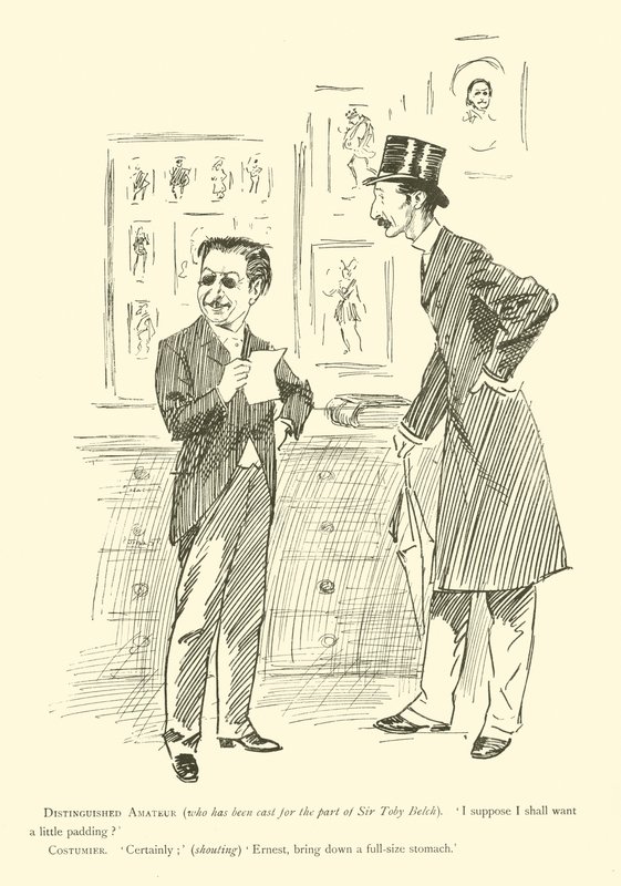 Tecknad film av Phil May, från 1890-talet (litho) av Phil May