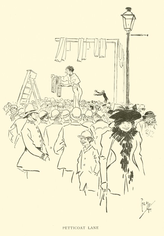 Tecknad film av Phil May, från 1890-talet (litho) av Phil May