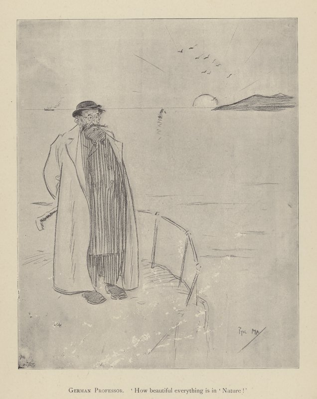 Tecknad film av Phil May, från 1890-talet (litho) av Phil May