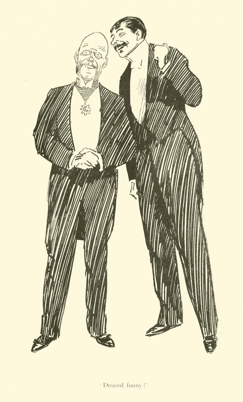 Tecknad film av Phil May, från 1890-talet (litho) av Phil May