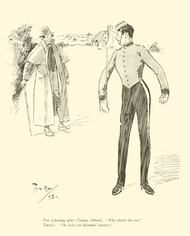 Tecknad film av Phil May, från 1890-talet (litho) av Phil May