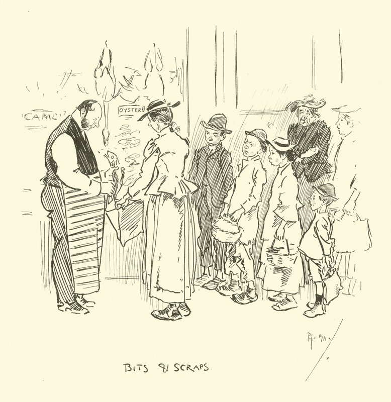 Illustration för Phil Mays Gutter-Snipes av Phil May