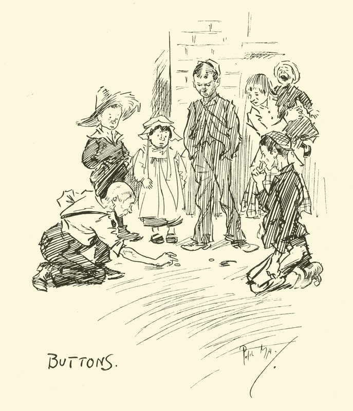 Illustration för Phil Mays Gutter-Snipes av Phil May