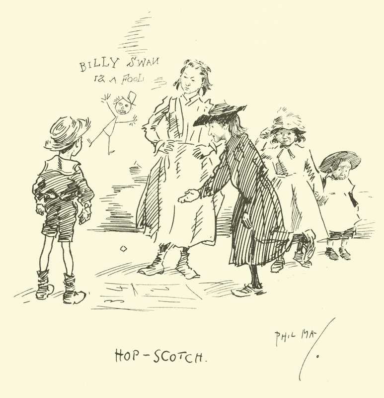 Illustration för Phil Mays Gutter-Snipes av Phil May