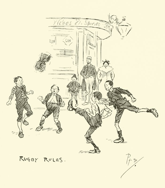 Illustration för Phil Mays Gutter-Snipes av Phil May