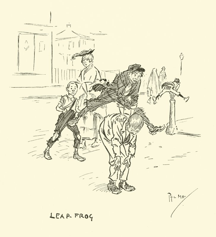 Illustration för Phil Mays Gutter-Snipes av Phil May